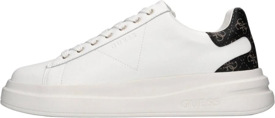 Guess Witte sportiee sneakers oor heren White Heren