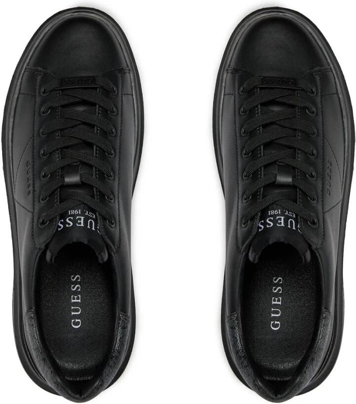 Guess Zwarte PU Sneakers Fmpviblea12 Black Heren - Foto 3