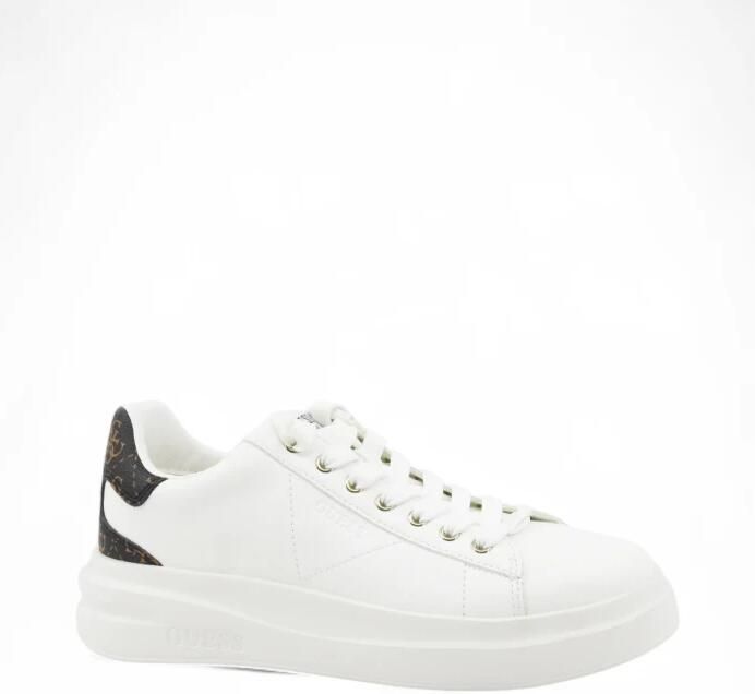 Guess Leren Sneakers Elbina voor Vrouwen White Dames - Foto 4