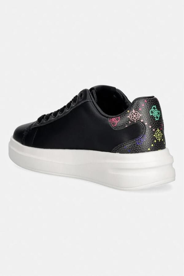 GUESS Sneakers laag 'ELBINA11' grasgroen lichtroze zwart wit - Foto 3