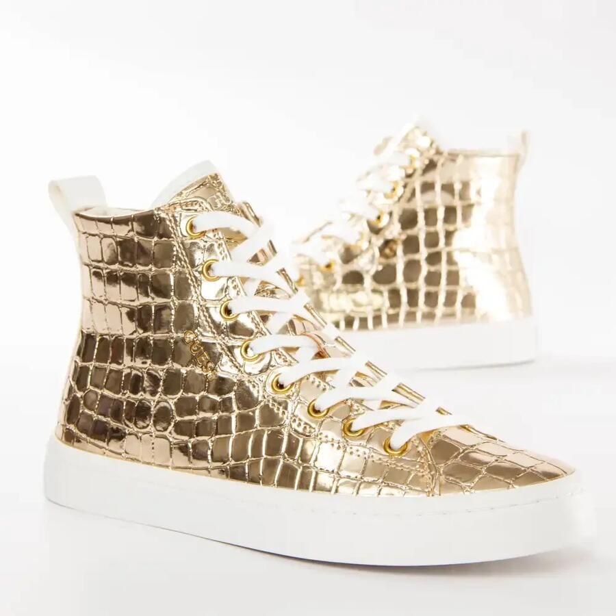 Guess Gouden Elga Hoge Sneaker - Foto 4