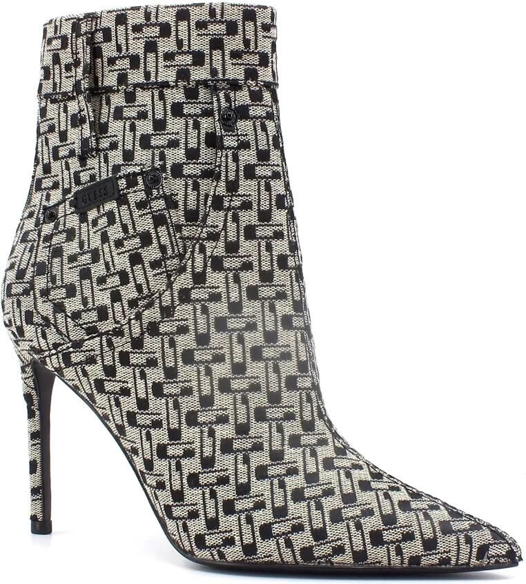 GUESS Avon Enkellaarsjes Enkelboots met rits Dames Zwart - Foto 3