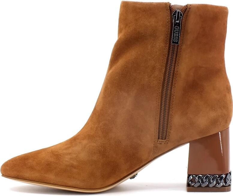 Guess Stijlvolle Fiddle Enkellaarzen Brown Dames - Foto 2