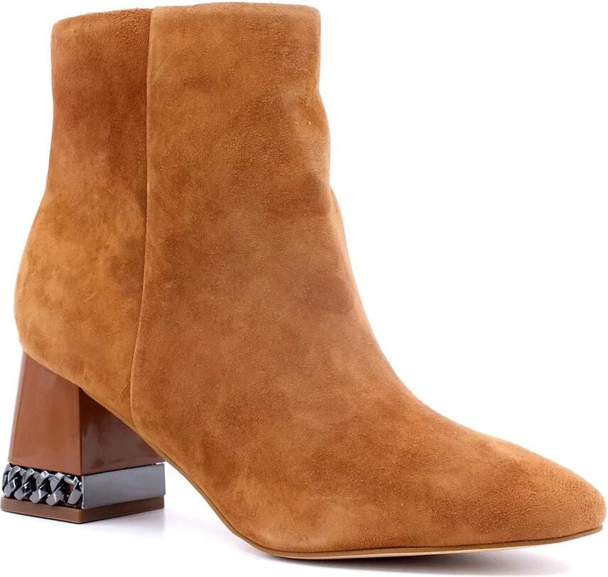 Guess Stijlvolle Fiddle Enkellaarzen Brown Dames