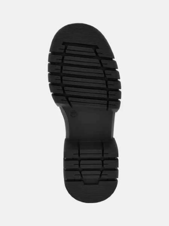 GUESS Annia leren enkelboots zwart wit - Foto 4