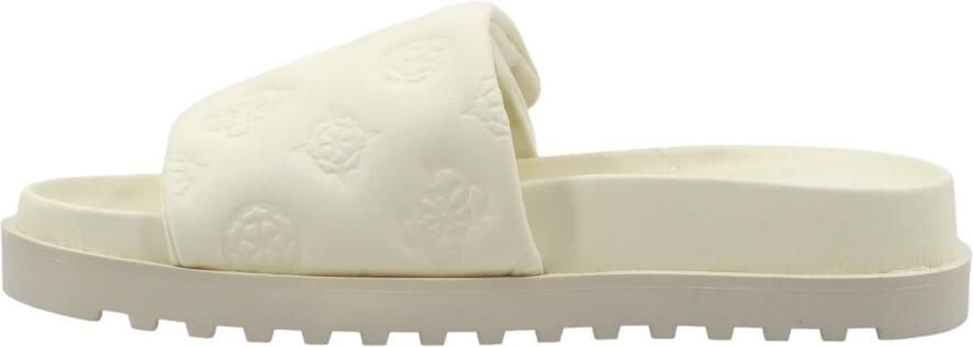 Guess Modieuze Dames Sliders voor een Stijlvolle Look Beige
