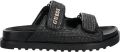 Guess Slippers met labelapplicatie model 'FADELIZE' - Zwart