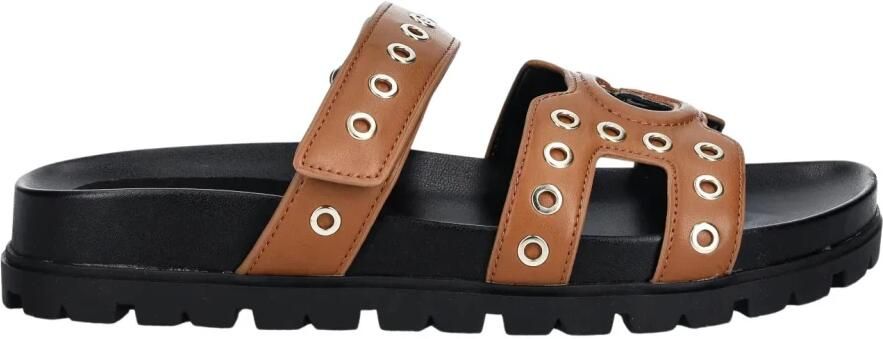 GUESS damesmuiltjes Fashie bruin