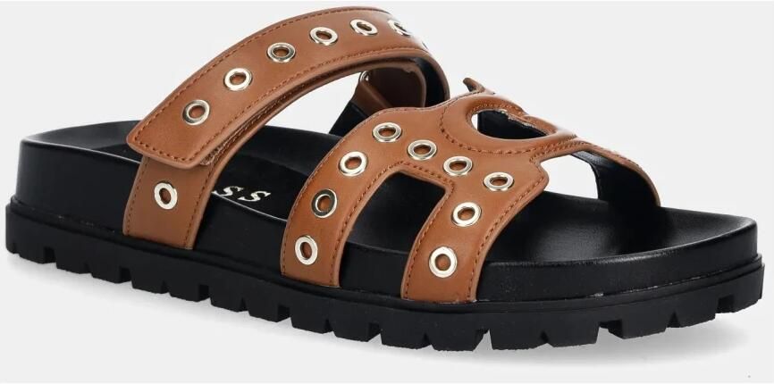 GUESS damesmuiltjes Fashie bruin - Foto 5
