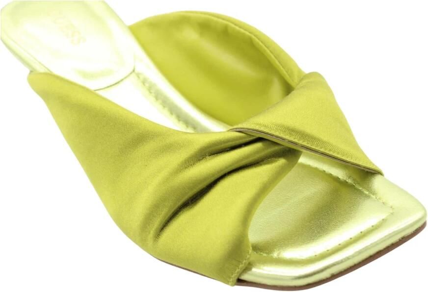 Guess Stijlvolle Hakken Muiltjes Groen Dames - Foto 3