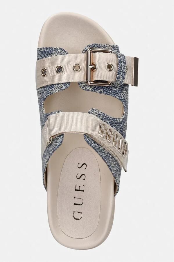 Guess Faxona Denim Sandalen - Foto 4