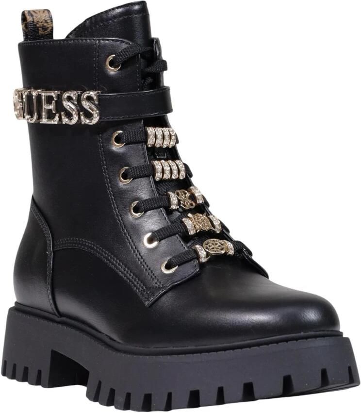 GUESS dameslaarzen met veters Ficki zwart - Foto 9