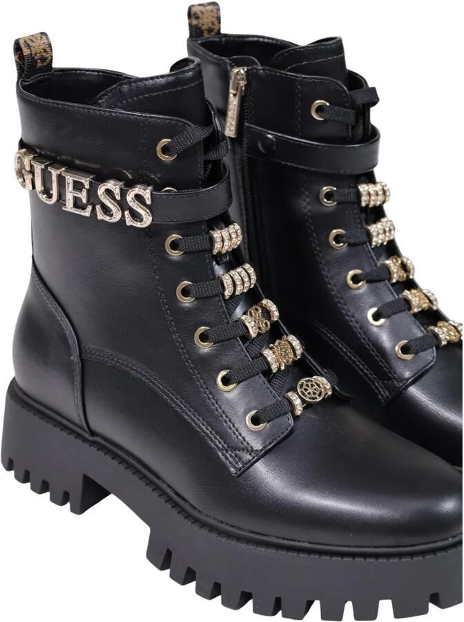 GUESS dameslaarzen met veters Ficki zwart - Foto 8