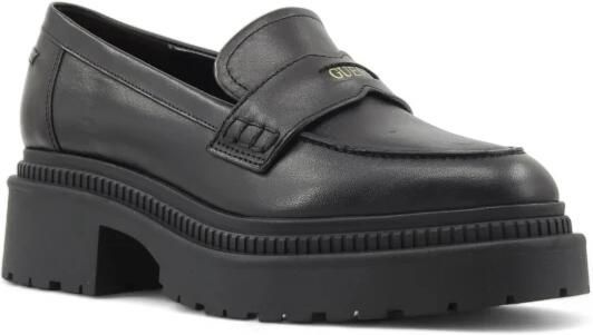 Guess Loafers van zuiver leer met labeldetails model 'FINDA' - Foto 4