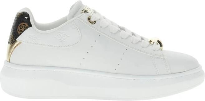 GUESS Sneakers laag 'Fireup' bruin donkerbruin goud wit