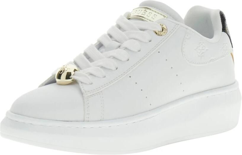 GUESS Sneakers laag 'Fireup' bruin donkerbruin goud wit - Foto 11