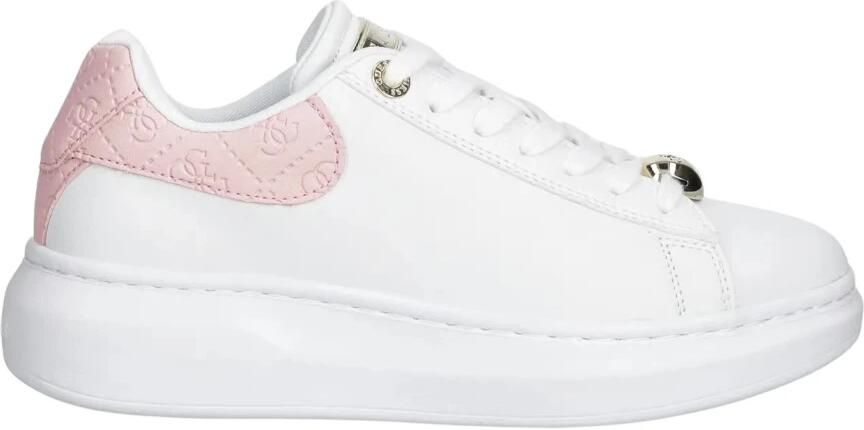 Guess Fireup Sneakers Van Echt Leer