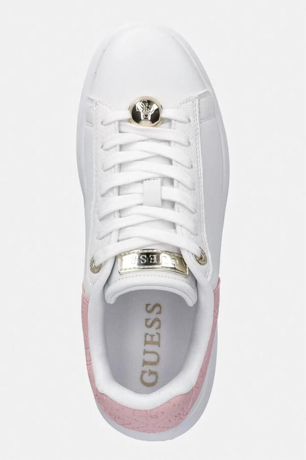 Guess Fireup Sneakers Van Echt Leer - Foto 4