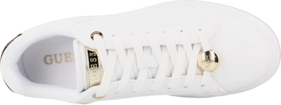 GUESS Sneakers laag 'Fireup' bruin donkerbruin goud wit - Foto 17