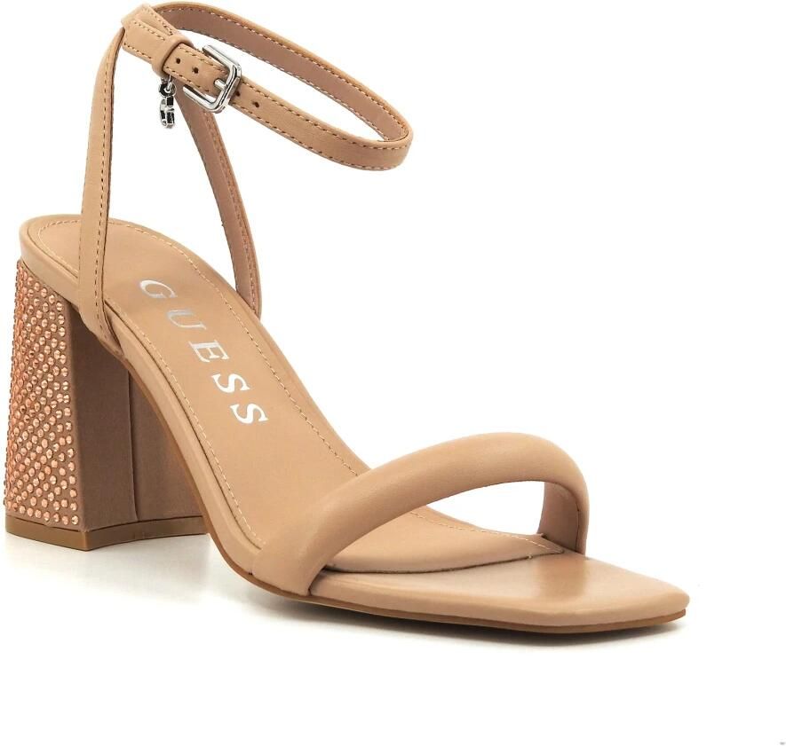 Guess Nude Roze Synthetische Sandalen voor Vrouwen Beige Dames