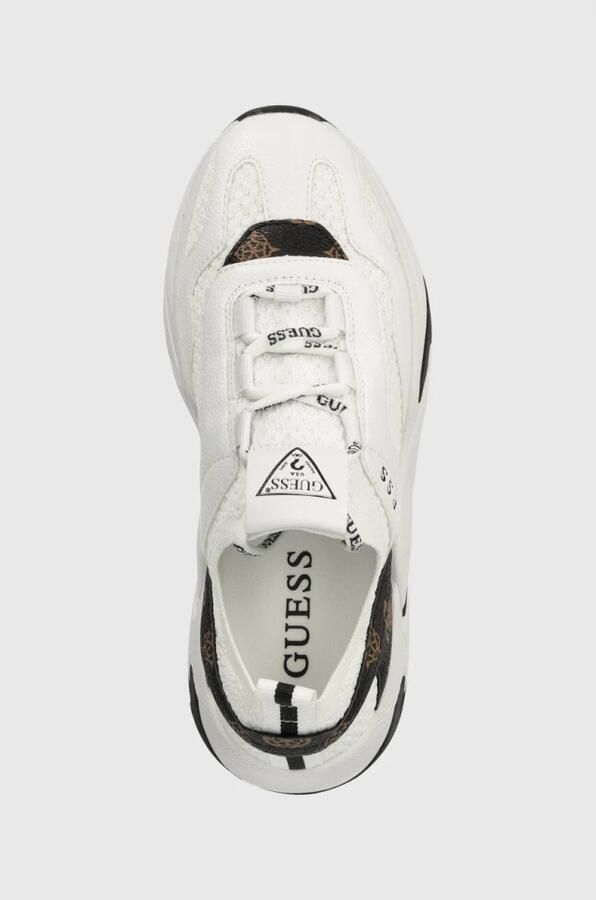 Guess Sneakers met labeldetails model 'GENIVER2' - Foto 4