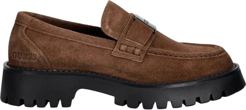 Guess Loafers van echt leer model 'Gorizia'
