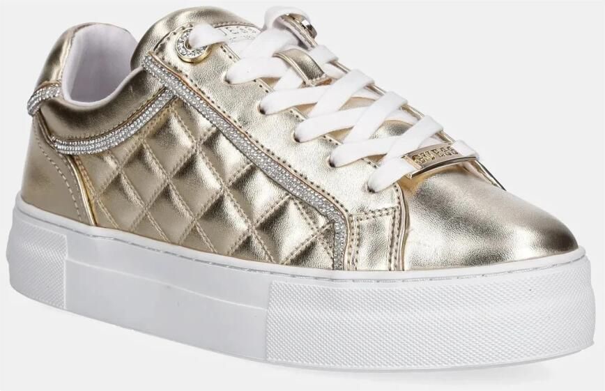 GUESS Geuss Gratea dames sneaker Goud - Foto 3