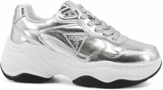 GUESS Happy Sneakers Laag Zilverkleur - Foto 4