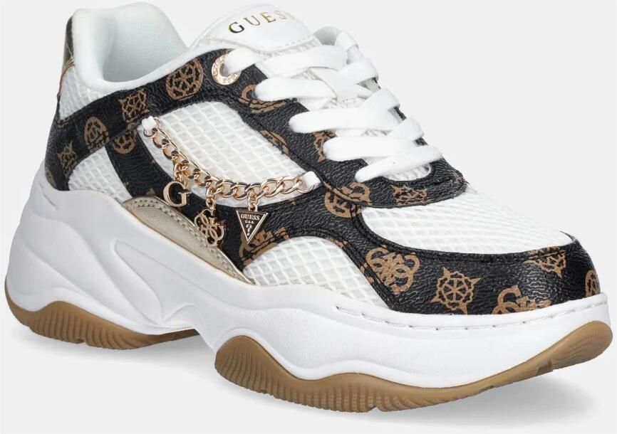 GUESS Dames Sneakers Wit FLPHAR-FAL12 WHIBR Harpaa - Foto 6