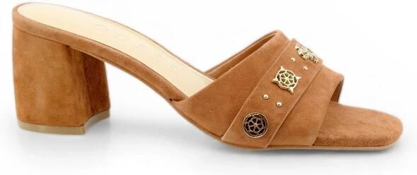 Guess Sandaaltjes van leer met blokhak model 'GAURI2'