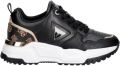 Guess Sneakers FLFHEL ELE12-BLACK - Zwart