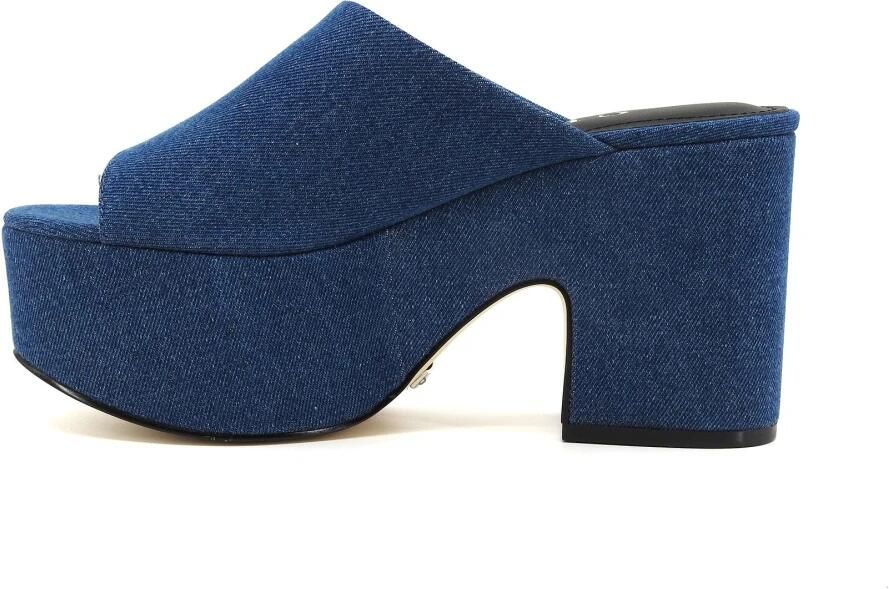 Guess Katoenen hakken pumps voor vrouwen Blue Dames - Foto 3