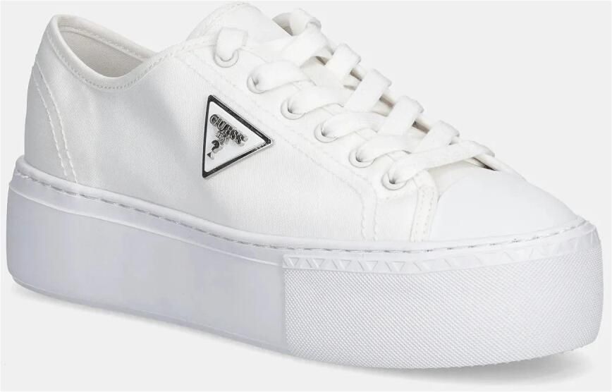 Guess Plateausneakers met logo-applicatie model 'JOEZI2' - Foto 3