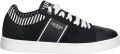 GUESS Sneakers laag 'JRIXIE' zwart wit - Zwart