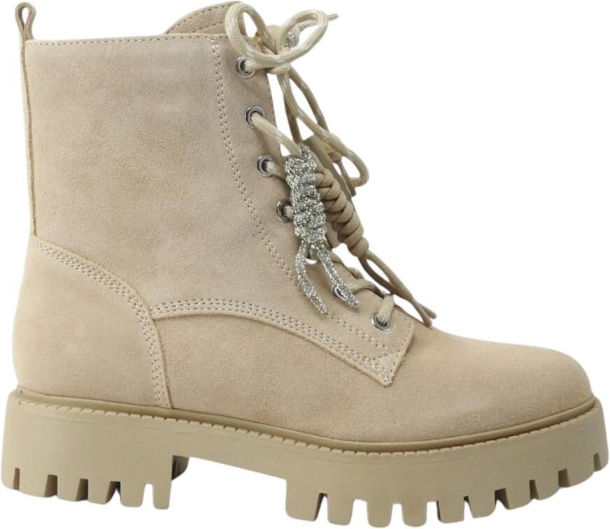 GUESS Veterlaarsjes 'Fizzle' beige