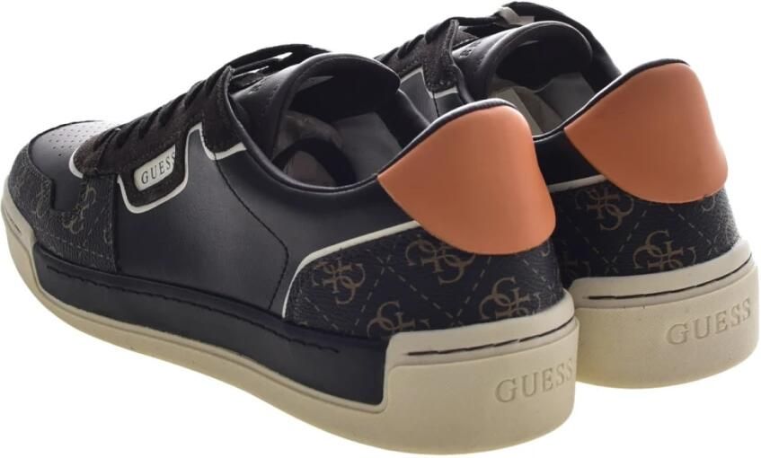 Guess Zwarte Leren Sneakers Black Dames - Foto 2
