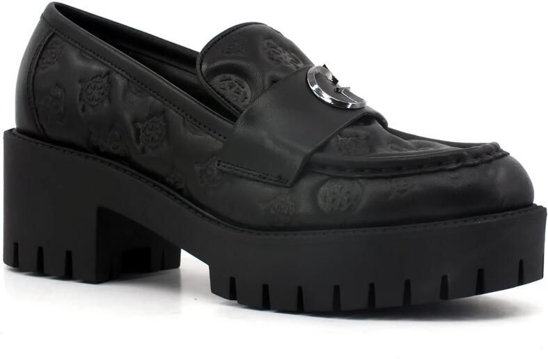 Guess Zwarte Casual Leren Mocassins voor Dames Black - Foto 2