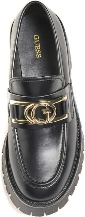 Guess Zwarte platte schoenen met metalen detail Black Dames - Foto 5