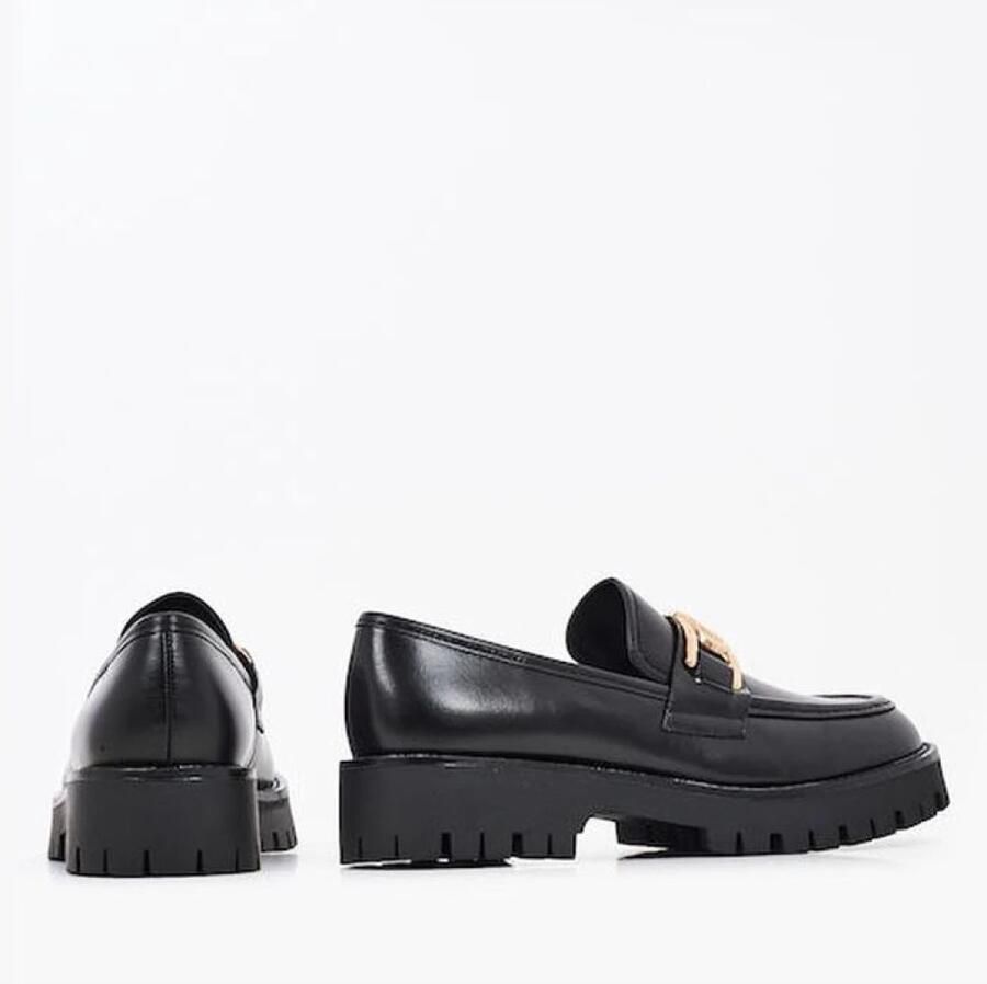 Guess Zwarte platte schoenen met metalen detail Black Dames - Foto 2