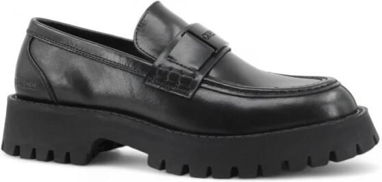 Guess Loafers van echt leer model 'Gorizia'