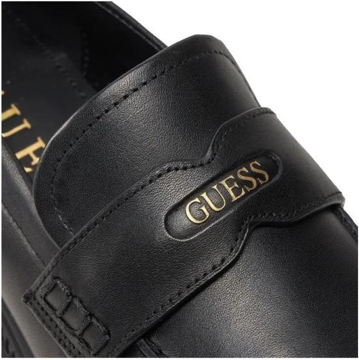 Guess Loafers van zuiver leer met labeldetails model 'FINDA' - Foto 3