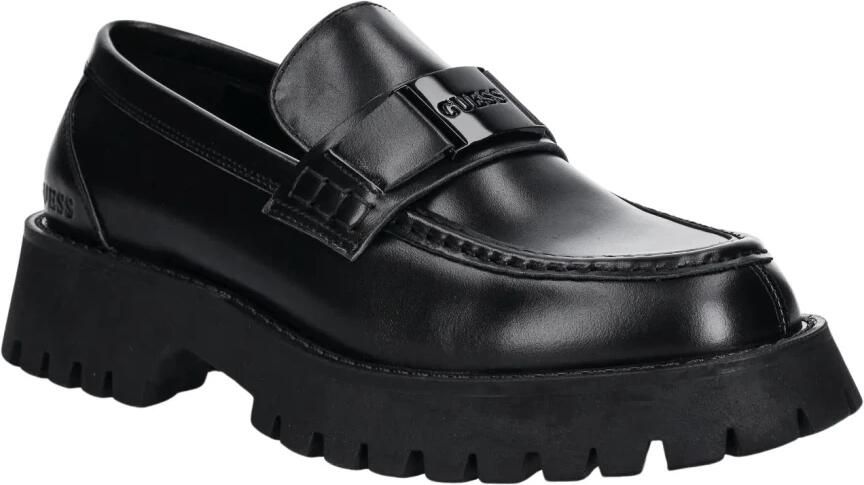Guess Instappers van echt leer model 'Gorizia'