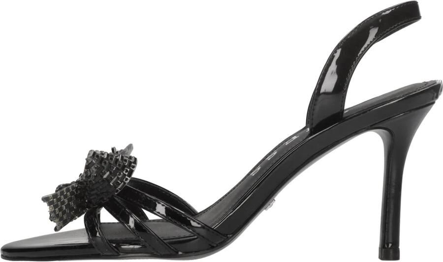 Guess Zilveren Vegan Sandalen met Strass Strik