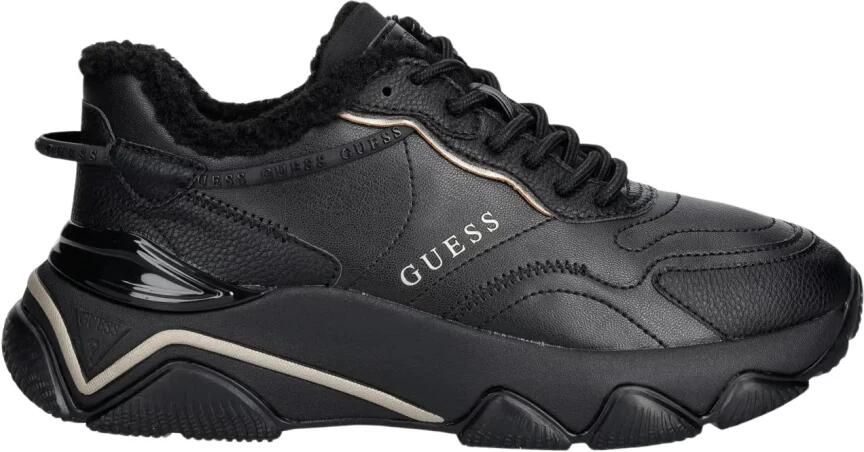 GUESS Sneakers laag 'MICOLA4' cappuccino zwart