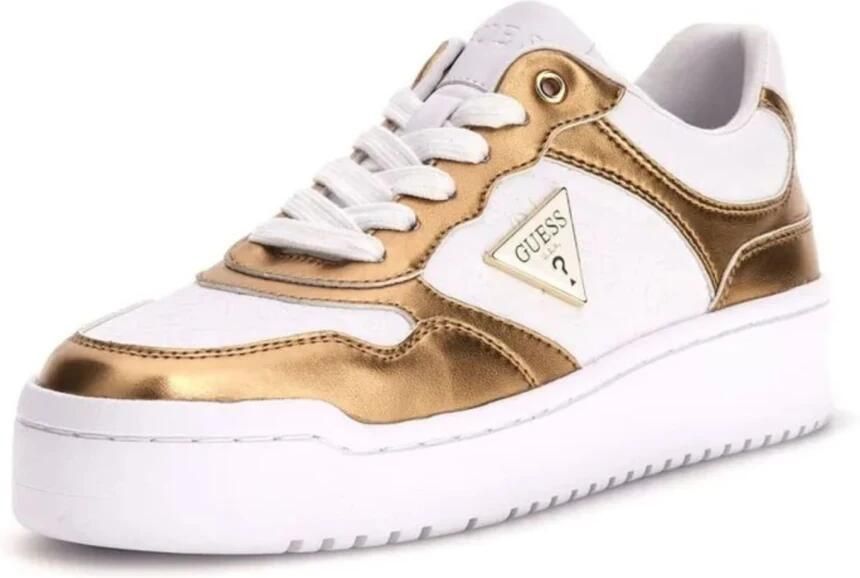 GUESS Miram 6 Sneakers Laag Goudkleur - Foto 5