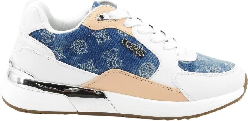 GUESS Sneakers laag 'Moxea20' camel blauw denim wit - Foto 2