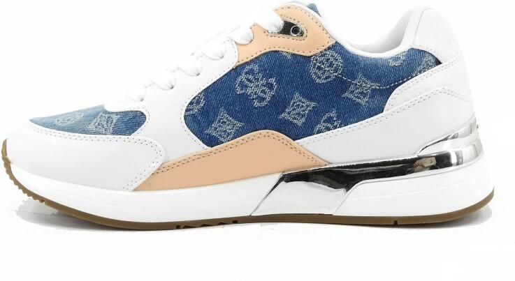 GUESS Sneakers laag 'Moxea20' camel blauw denim wit - Foto 3