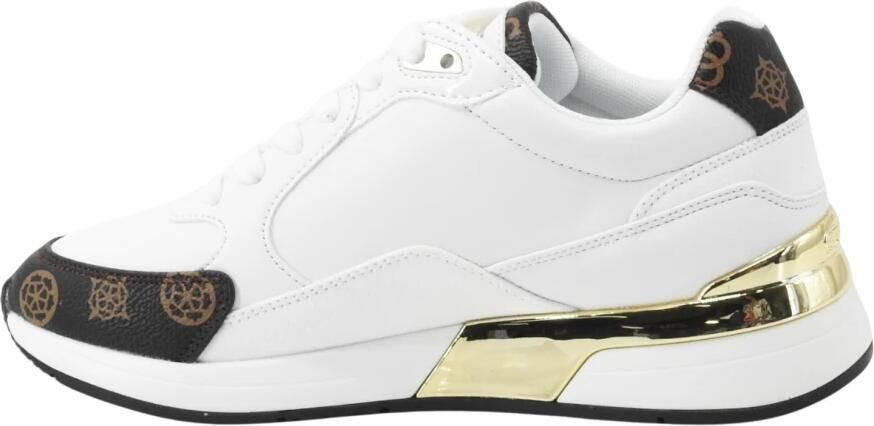 Guess Moxea Active Lady Wit Bruin Multilogo Sneakers White Dames - Foto 7