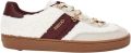 Guess Naoki Sneakers Van Imitatiebont - Wit