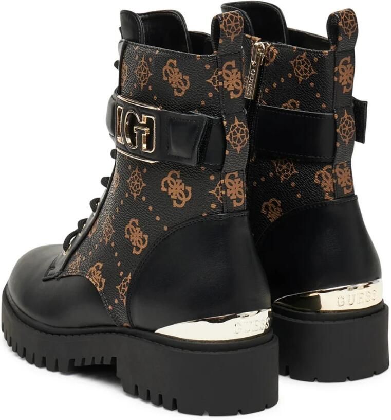 Guess Enkellaarzen met monogram en reliëfaccenten - Foto 5